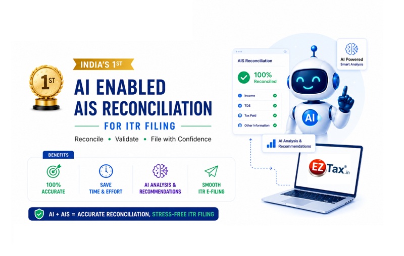 AIS Reconciliation & AI-Powered Income Tax Filing with EZTax