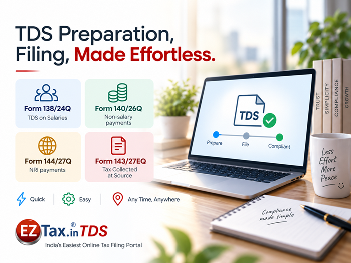 TDS Preparation Software from EZTax.in