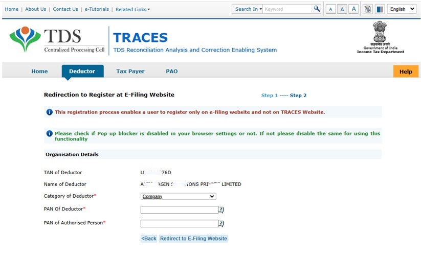 Organisation details 