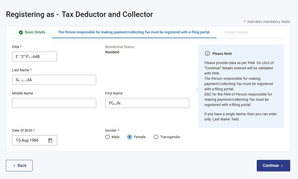 Tax deductor and Collector
